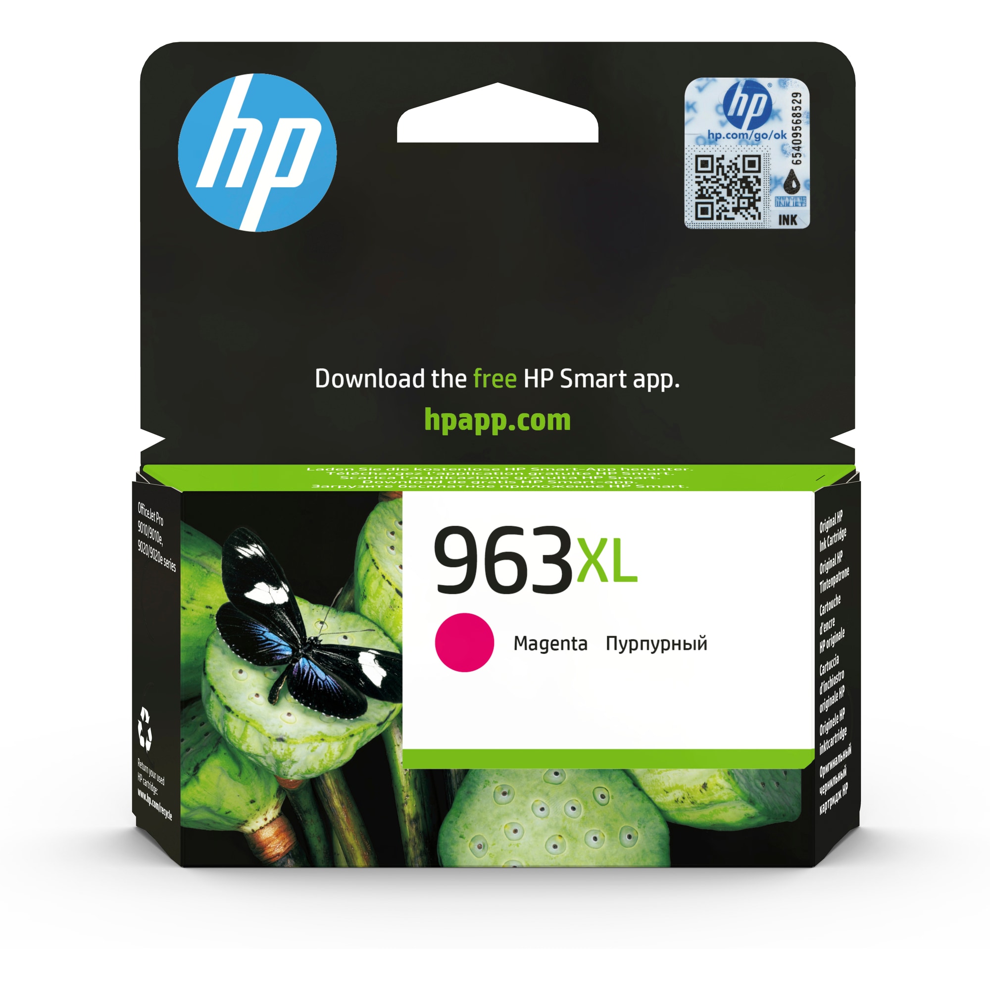 HP 963XL High Yield Magenta Original Ink Cartridge (1, 600 pages)0 