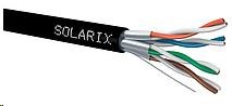 Inštalačný kábel Solarix STP,  Cat6A,  vodič,  PE,  cievka 500 m SXKD-6A-STP-PE0 