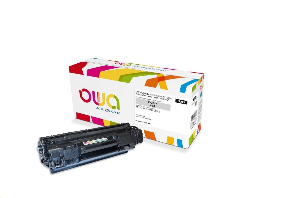 OWA Armor toner pre HP Laserjet Pro M201,  M225 JUMBO,  3000 strán,  CF283X,  čierna/ čierna0 