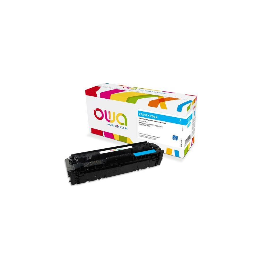 OWA Armor toner pre HP Color LaserJet Pro M254,  M280,  M281, 203X C, 2500 ks.modrá/ kyanová (CF541X C)0 