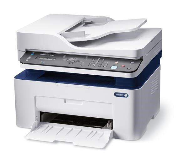 Xerox Phaser 3025Ni,  ČB multifunkce A4,  20PPM,  GDI,  USB,  FAX,  ADF,  Lan,  Wifi,  128MB,  Apple AirPrint - POŠKOZENÝ OBAL0 