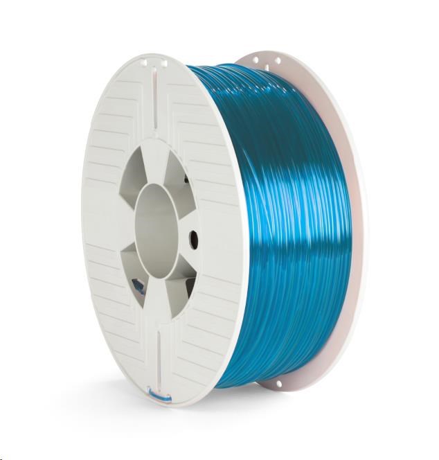 VERBATIM Filament pre 3D tlačiarne PET-G 1.75mm,  327m,  1kg modrá transparentná1 