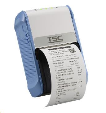 TSC Alpha-2R,  8 bodov/ mm (203 dpi),  USB,  BT,  biela,  modrá0 
