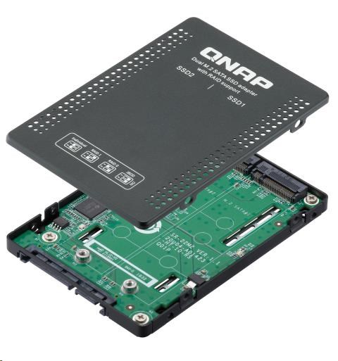 QNAP adaptér QDA-A2MAR (2x M.2 SSD SATA sloty v 2, 5