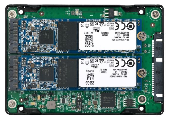 QNAP adaptér QDA-A2MAR (2x M.2 SSD SATA sloty v 2, 5