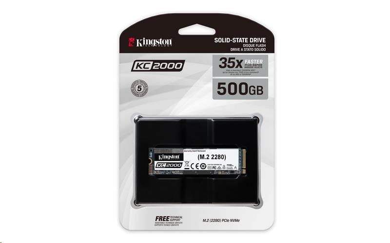SSD disk Kingston 500 GB PCIe - M.2 verzia NVMe2 