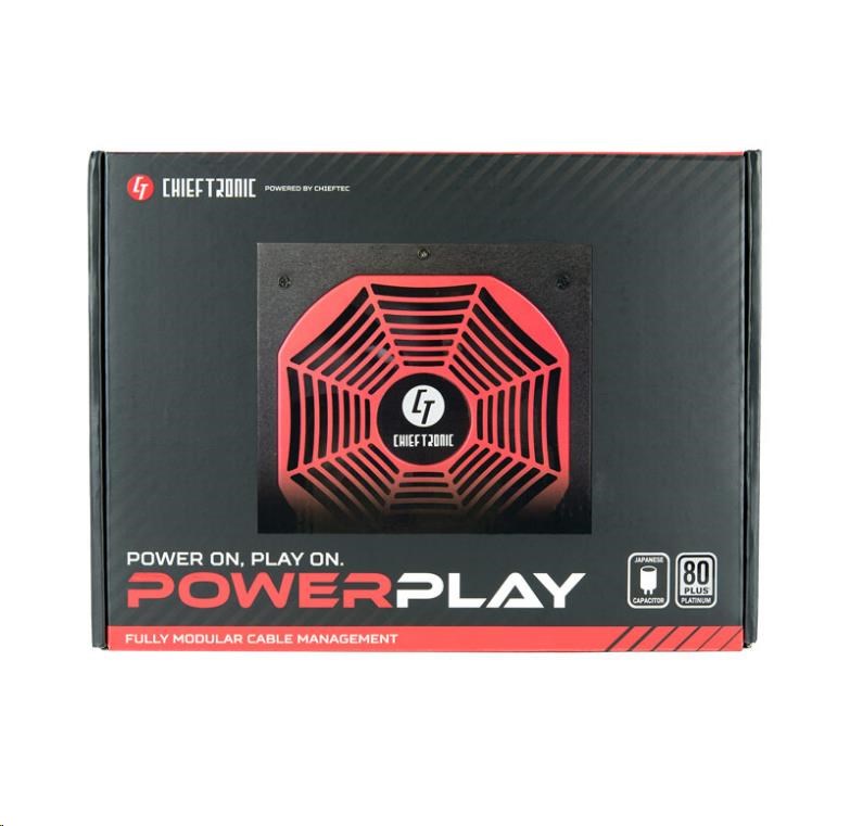 CHIEFTEC Chieftronic GPU-850FC,  850W,  PFC,  14cm ventilátor,  80+ Platinum6 