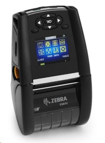Zebra ZQ610,  BT,  8 bodov/ mm (203 dpi),  LTS,  disp.,  EPL,  ZPL,  ZPLII,  CPCL0 