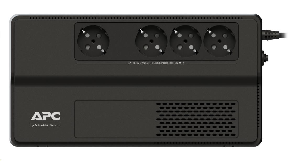 APC Easy UPS BV 800VA,  AVR,  IEC zásuvka,  230V,  (450W),  nemecké zásuvky SCHUKO (4)3 