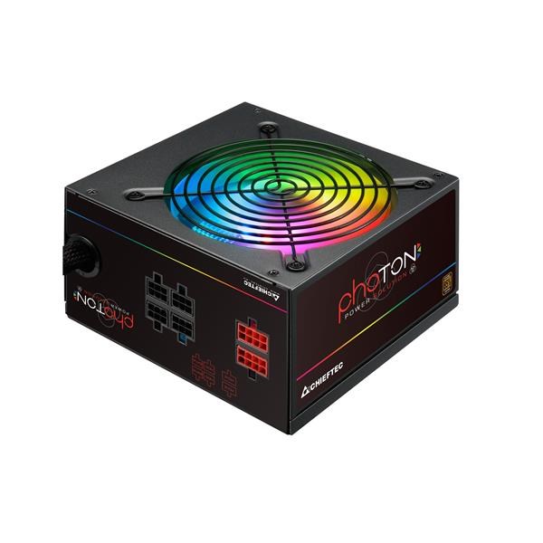 CHIEFTEC Photon Series,  CTG-750C-RGB,  750W,  12cm RGB ventilátor,  Active PFC,  modulárny,  maloobchod,  85+4 