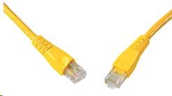 Solarix Patch kábel CAT5E UTP PVC 7m žltý odolný proti zaseknutiu C5E-114YE-7MB0 