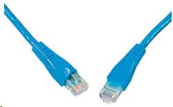 Solarix Patch kábel CAT6 UTP PVC 2m modrý odolný proti zachyteniu C6-114BU-2MB0 