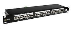 Solarix Patch panel 24 x RJ45 CAT6 STP čierny 1U SX24-6-STP-BK0 