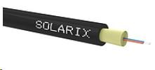 DROP1000 Solarix kábel,  2vl 9/ 125,  3, 5mm,  LSOH,  čierny,  500m cievka SXKO-DROP-2-OS-LSOH0 