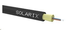 DROP1000 Solarix kábel,  4vl 9/ 125,  3, 6mm,  LSOH,  čierny,  500m cievka SXKO-DROP-4-OS-LSOH0 
