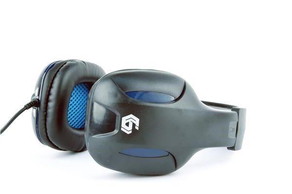 GEMBIRD sluchátka s mikrofonem GHS-04, gaming, černo-modrá1 