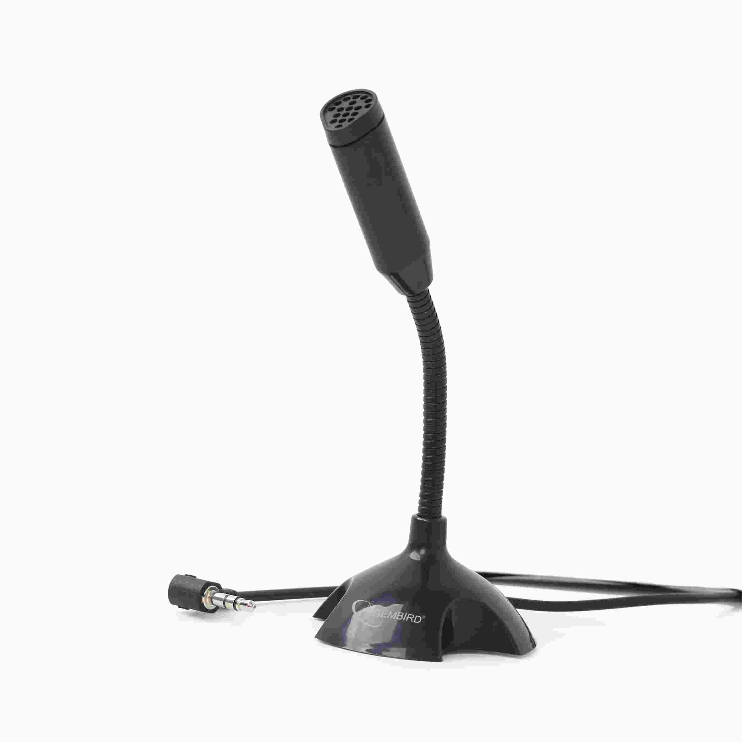 Stolný mikrofón GEMBIRD MIC-D-02,  čierny0 