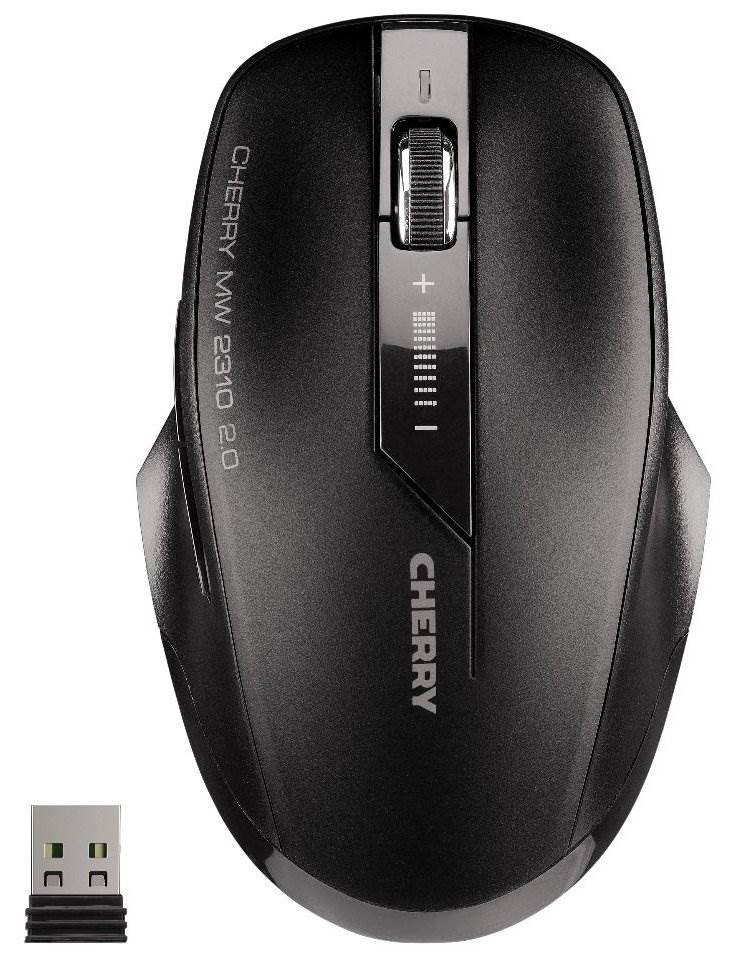 Myš CHERRY MW 2310 2.0,  USB,  bezdrôtový,  mini USB prijímač,  čierny0 