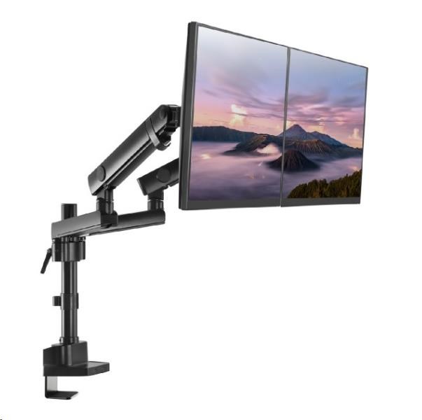 Dvouramenný stolní držák na 2 monitory Mounts AX8120 