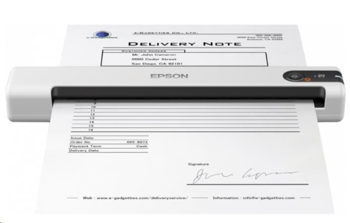 Skener EPSON WorkForce DS-70,  A4,  600x600 dpi, USB,  mobilný0 