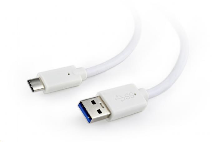 GEMBIRD CABLEXPERT USB 3.0 Kábel AM na typ C (AM/ CM),  1 m,  biely0 