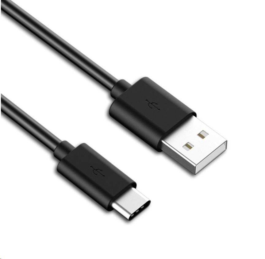 Kábel USB PREMIUMCORD 3.1 C/ M - USB 2.0 A/ M,  rýchlonabíjací prúd 3A,  50 cm,  čierna0 