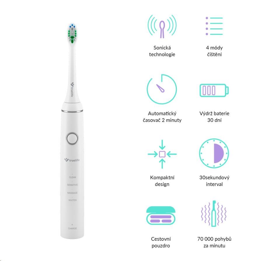 TrueLife SonicBrush Compact - sonický kartáček3 
