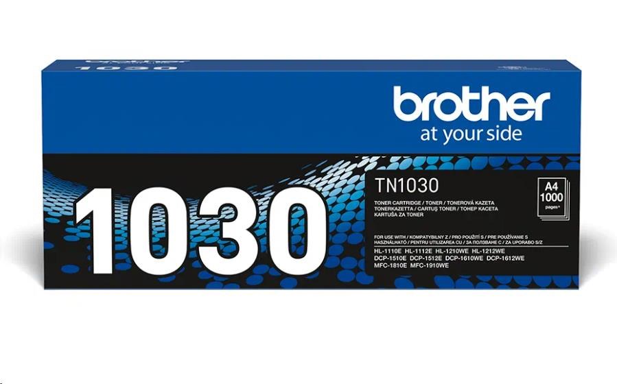 BROTHER Toner TN-1030 (HL-11xx,  DCP-15xx,   cca1000 str. A4) - pro DCP-1510E /  HL-1110E /  MFC-1810E /  MFC-1910WE1 