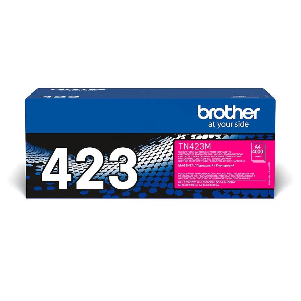 BROTHER Toner TN-423M pro HL-L8260CDW/ HL-L8360CDW/ DCP-L8410CDW,  4.000 stran,  Magenta0 
