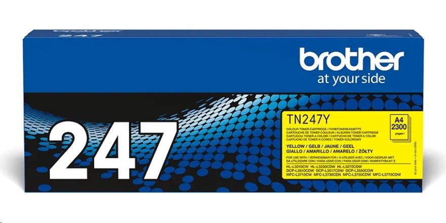 BROTHER Toner TN-247Y - PRO HLL3210 HLL3270 DCPL3510 DCPL3550 MFCL3730 MFCL3770 - cca 2300stran1 