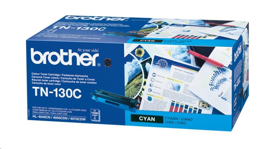 BROTHER Toner TN-130C azurový pro HL-4040CN/ 4050DN/ 4070CW,  DCP-9040CN - cca 1500stran0 