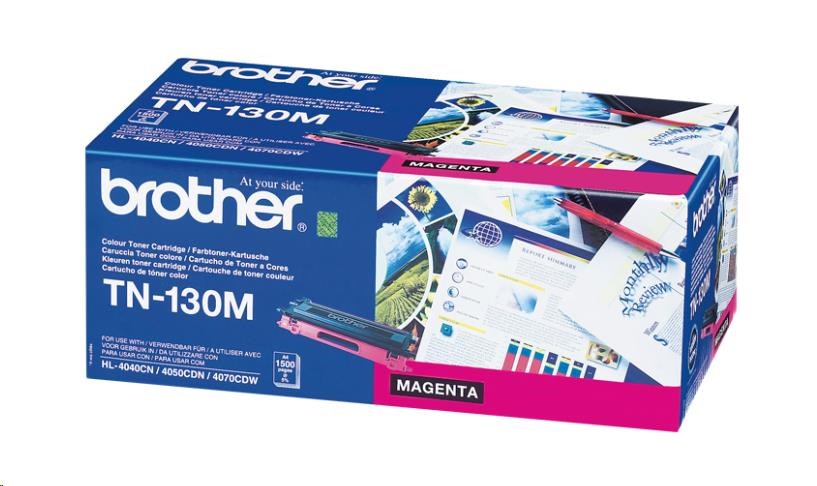 BROTHER Toner TN-130M purpurový pro HL-4040CN/ 4050DN/ 4070CW,  DCP-9040C - cca 1500stran0 