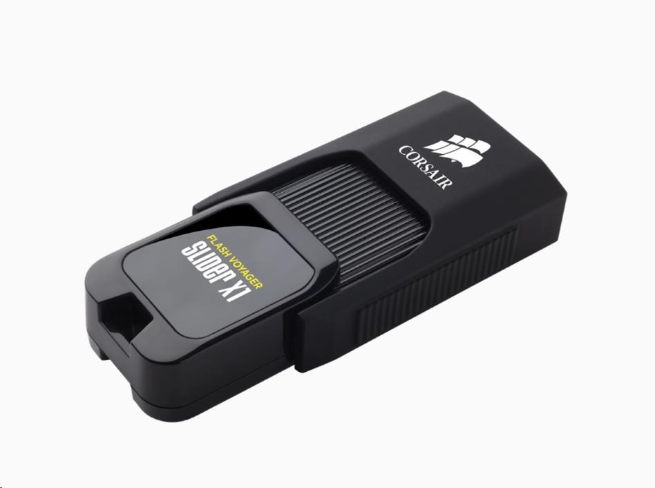 Flash disk CORSAIR 128 GB Voyager Slider X1,  USB 3.0,  čierna0 