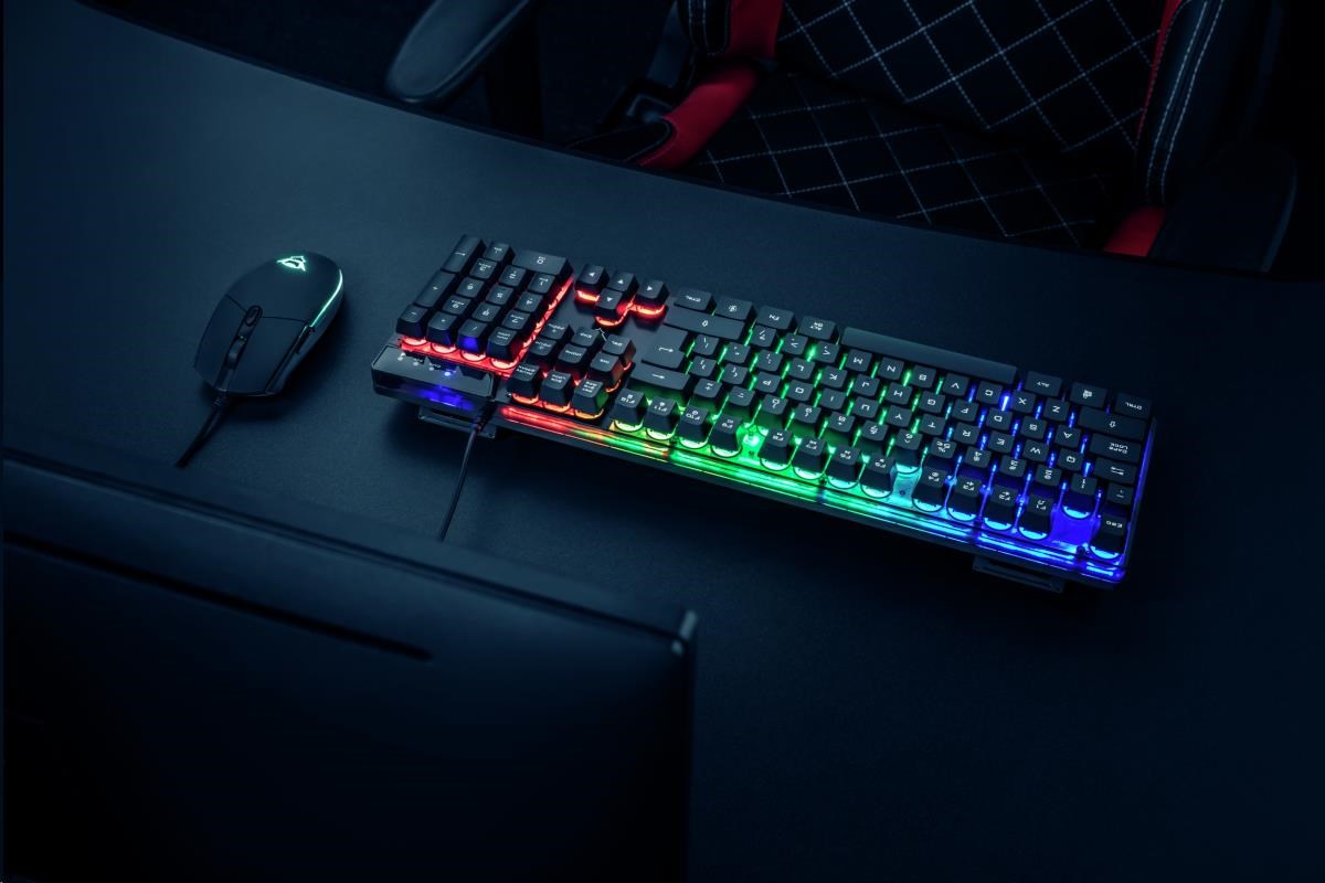 Set klávesnica + myš TRUST GXT 838 Azor Gaming Combo US3 