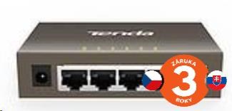Tenda TEG1005D 5-portový gigabitový ethernetový prepínač,  10/ 100/ 1000Mbps,  kov0 