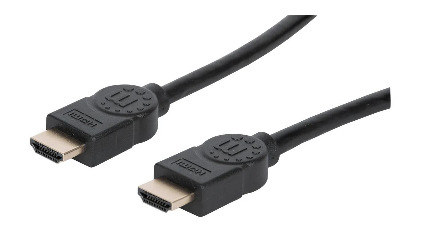 MANHATTAN HDMI kábel 2.1 Ultra High Speed 1m,  čierna0 