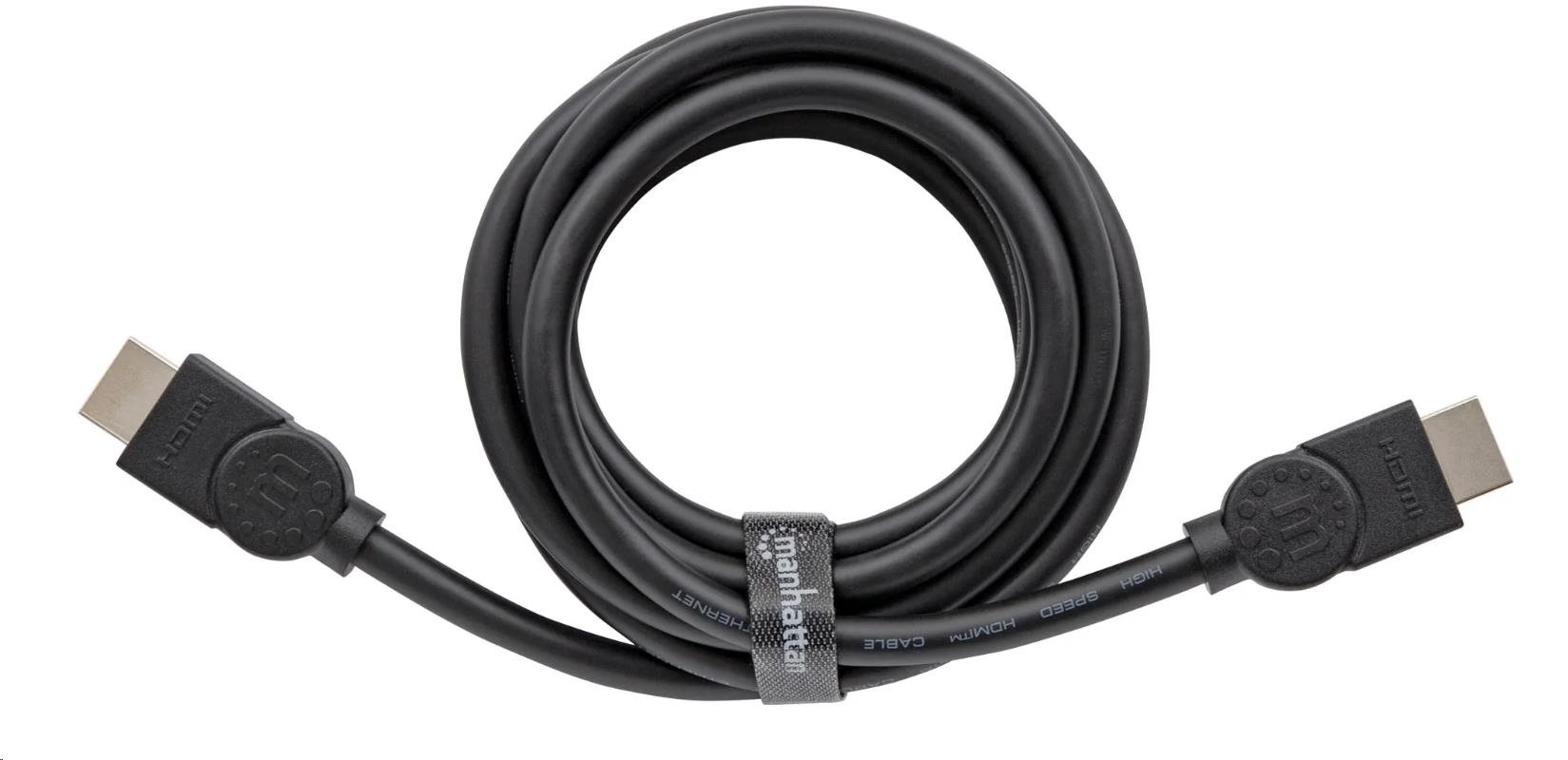MANHATTAN HDMI kábel 2.1 Ultra High Speed 2 m,  čierna1 