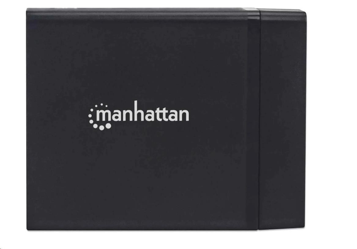 Nabíjacia stanica MANHATTAN USB Power Delivery - 72 W,  čierna2 