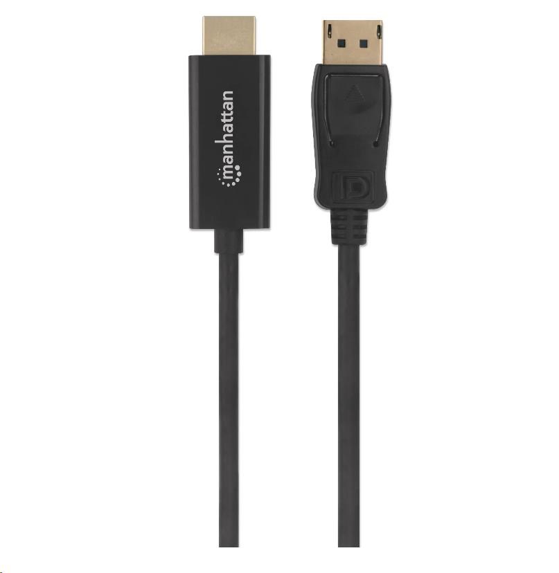MANHATTAN Kábel DisplayPort - HDMI,  1 m,  čierny4 