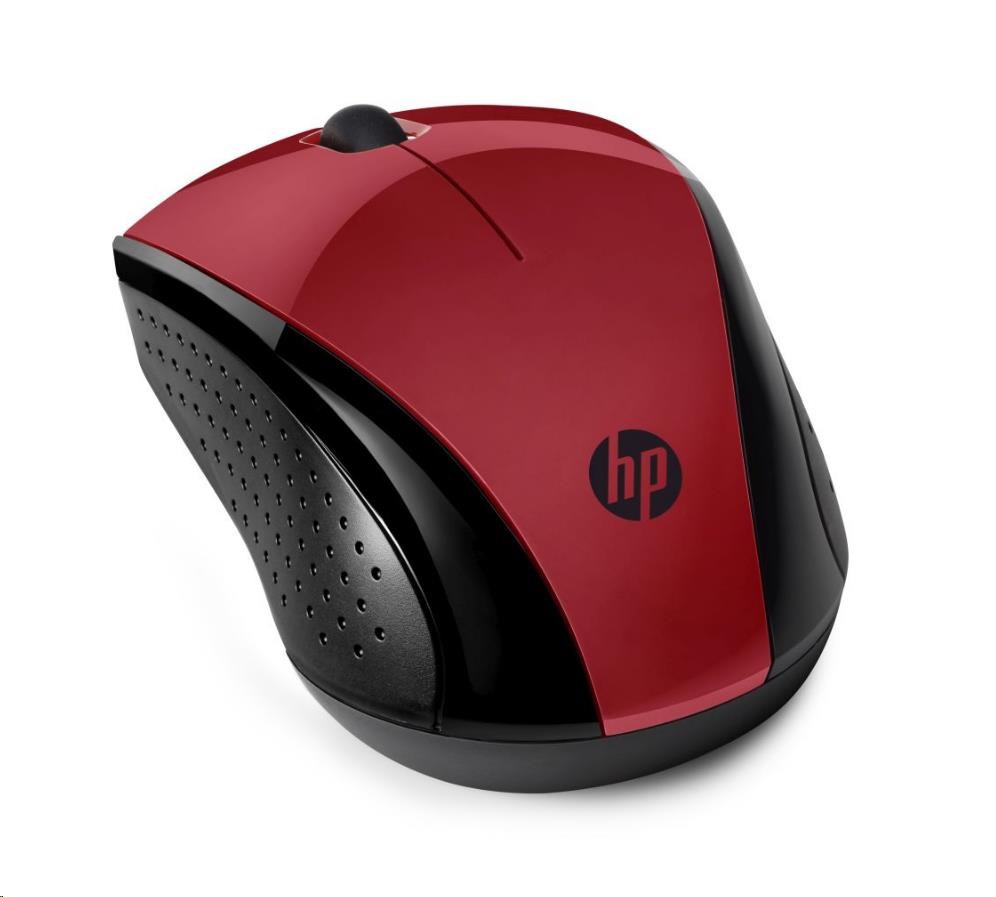 Myš HP - 220 Myš,  bezdrôtová,  červená1 