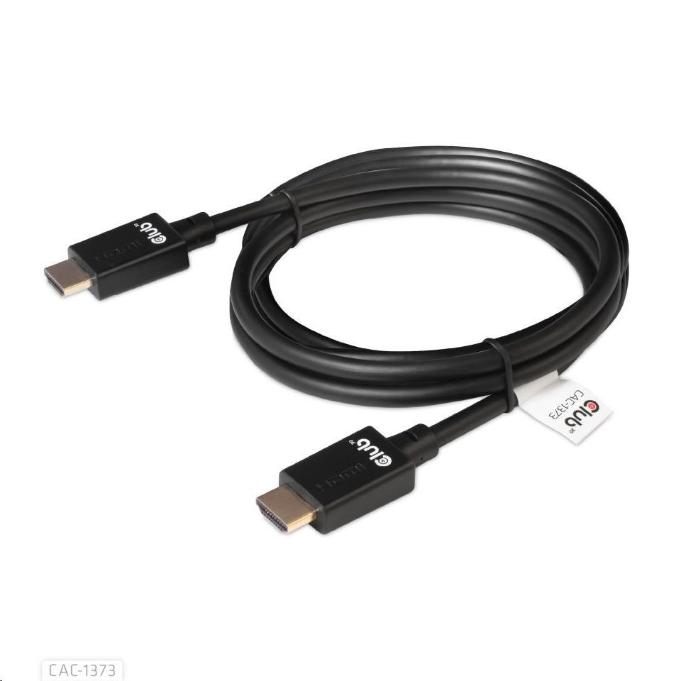 Club3D Kabel Ultra Rychlý HDMI™ Certifikovaný, 4K 120Hz, 8K60Hz, 48Gbps M/M, 3m, 28 AWG9 