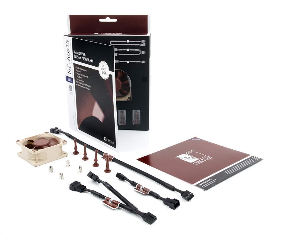 NOCTUA NF-A6x25-PWM - ventilátor2 