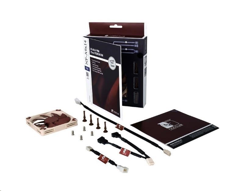 NOCTUA Ventilátor NF-A9x14-PWM,  92mm,  hnědá3 