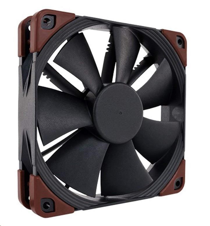 NOCTUA Ventilátor NF-F12 iPPC-3000 PWM,  120mm,  černá/ hnědá0 