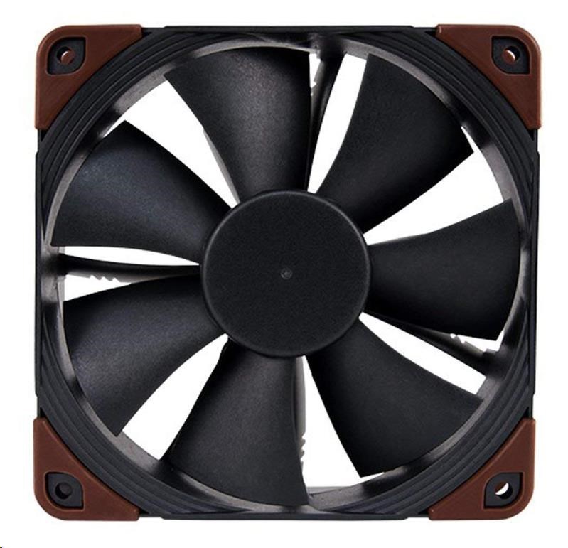 NOCTUA Ventilátor NF-F12 iPPC-3000 PWM,  120mm,  černá/ hnědá1 
