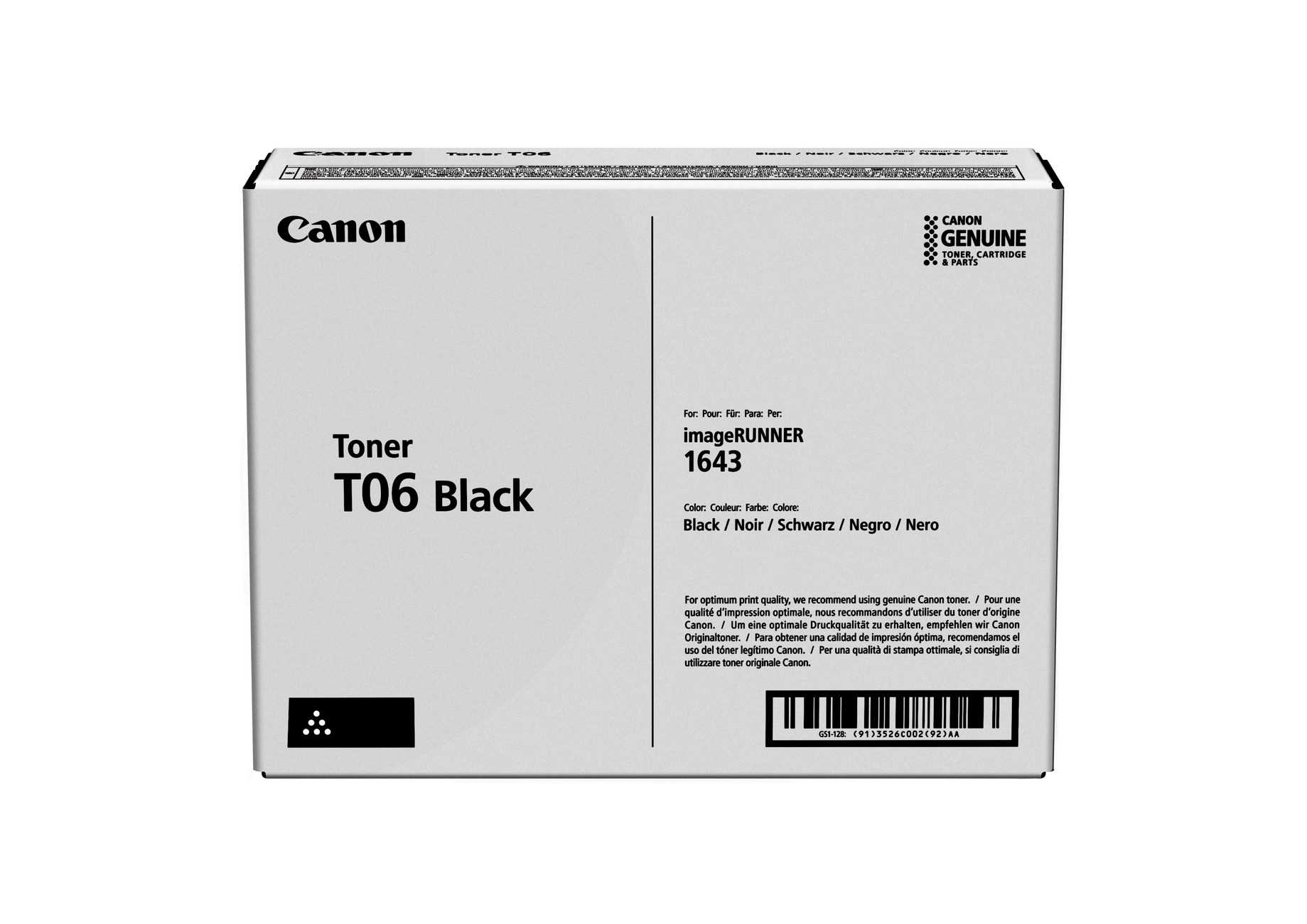 Toner CAN T06 BK0 