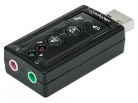 MANHATTAN Hi-Speed USB 3D 7.1 zvukový adaptér0 