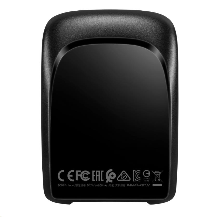 Externý SSD disk ADATA 480 GB SC680 USB 3.2 Gen2 typ C čierna1 