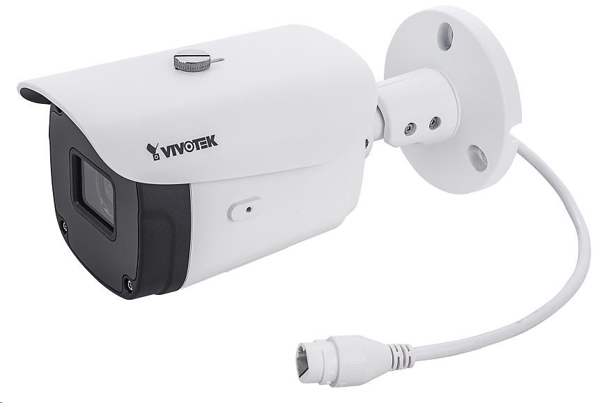 Vivotek IB9388-HT,  5Mpix,  30sn/ s,  H.265,  motorzoom 2.8-12 mm (88-30°), DI/ DO, IR, SNV, WDR 120 dB, MicroSDXC, antivandal,  IP60 