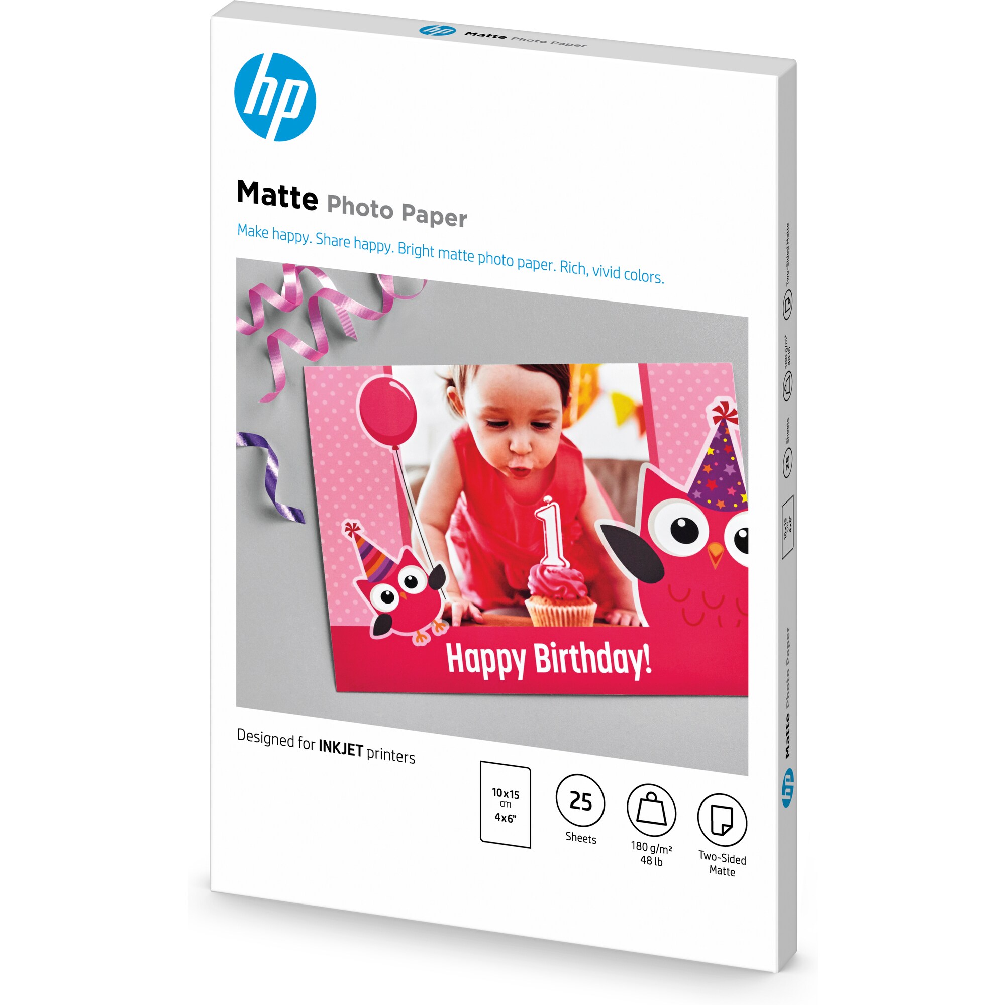 HP Matte FSC Photo Paper 4x6 25 sheets0 